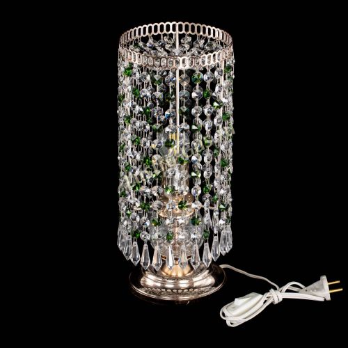 Настольная лампа Кольцо с карандашами зеленая в Симферополе Гусь Хрустальный