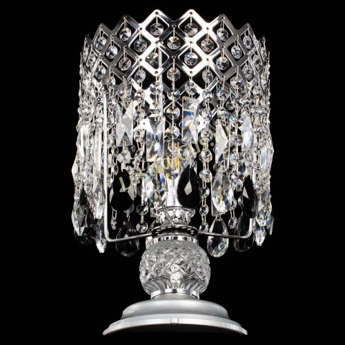 Настольная лампа Корона №1 черная в Симферополе Гусь Хрустальный