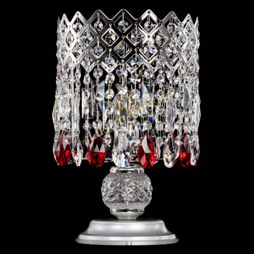 Настольная лампа Корона №1 красная в Симферополе Гусь Хрустальный