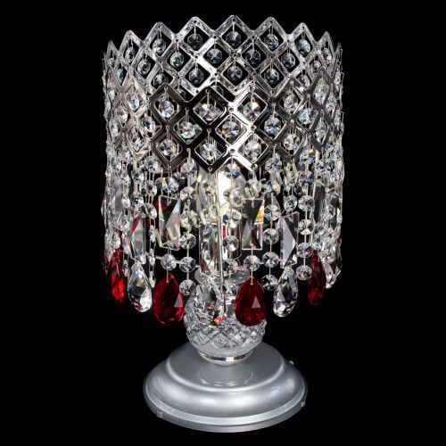 Настольная лампа Корона №1 красная в Симферополе Гусь Хрустальный