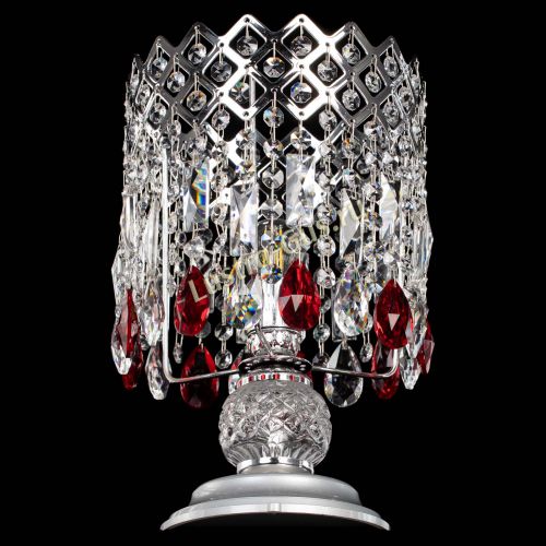 Настольная лампа Корона №1 красная в Симферополе Гусь Хрустальный