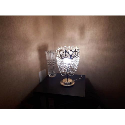 Настольная лампа Корона Элегант Тюльпан в Симферополе Гусь Хрустальный