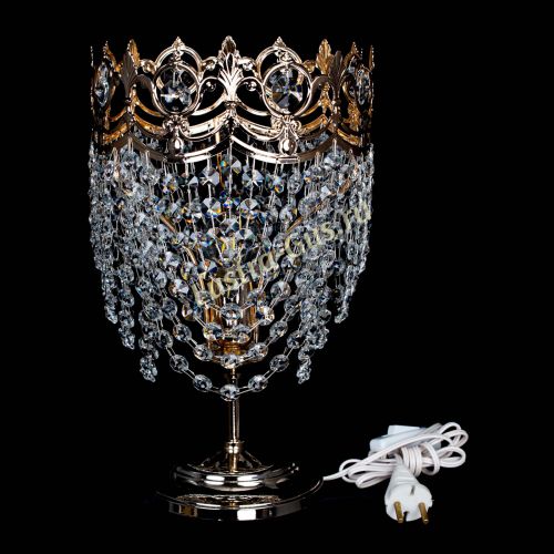 Настольная лампа Корона Элегант Тюльпан в Симферополе Гусь Хрустальный