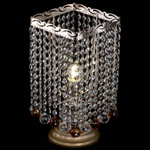 Настольная лампа Квадрат шар чайная в Симферополе Гусь Хрустальный