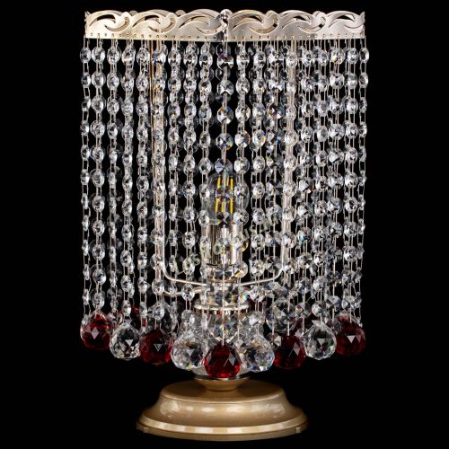 Настольная лампа Квадрат шар красная в Симферополе Гусь Хрустальный