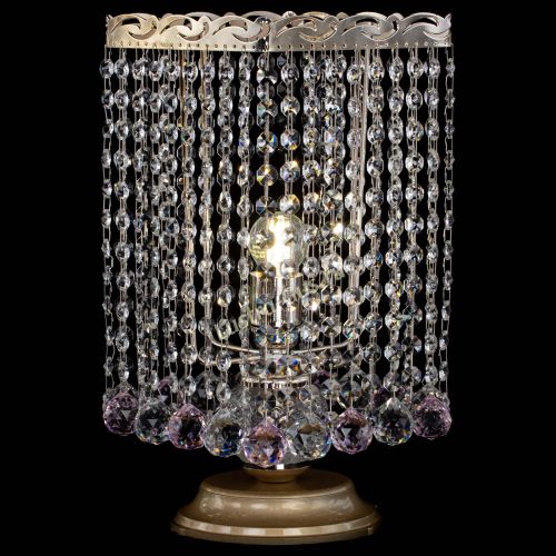 Настольная лампа Квадрат шар розовая в Симферополе Гусь Хрустальный