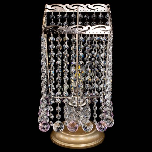 Настольная лампа Квадрат шар розовая в Симферополе Гусь Хрустальный