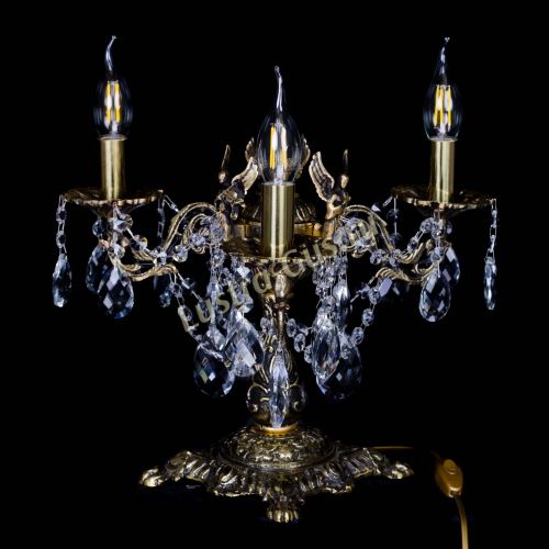 Бронзовая настольная лампа Муза №3 баден в Симферополе Гусь Хрустальный