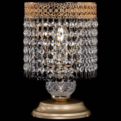 Настольная лампа Венеция №1 мини черная в Симферополе Гусь Хрустальный