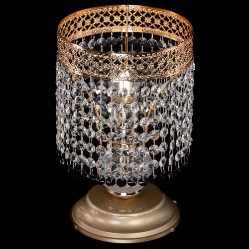 Настольная лампа Венеция №1 мини черная в Симферополе Гусь Хрустальный