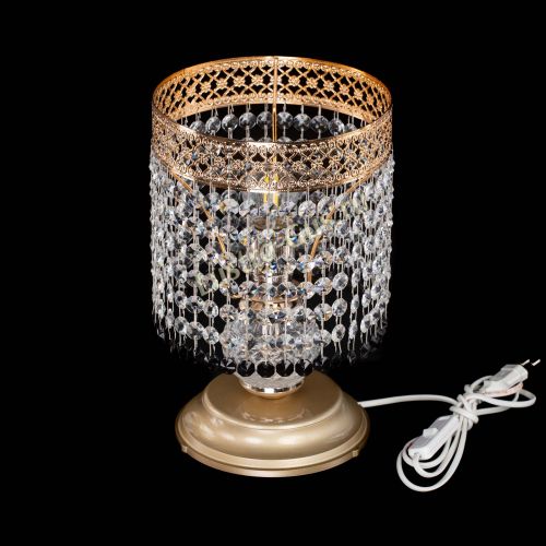 Настольная лампа Венеция №1 мини черная в Симферополе Гусь Хрустальный