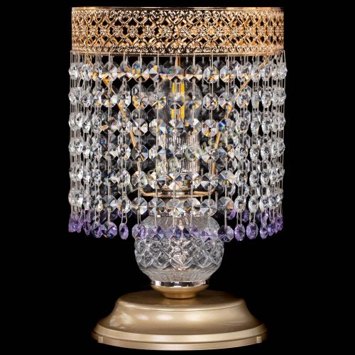 Настольная лампа Венеция №1 мини фиолетовая в Симферополе Гусь Хрустальный