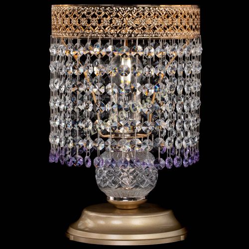 Настольная лампа Венеция №1 мини фиолетовая в Симферополе Гусь Хрустальный