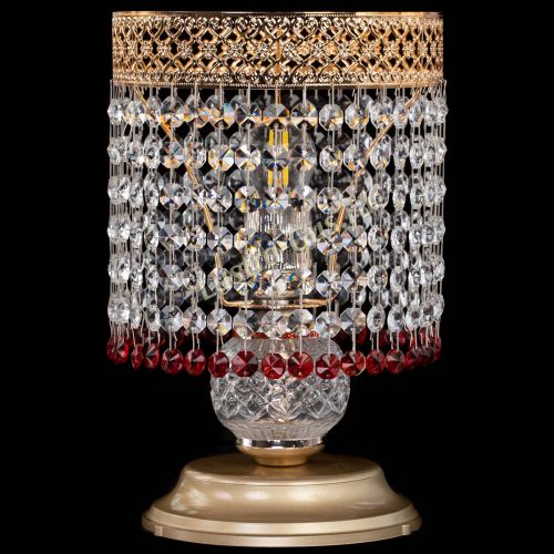 Настольная лампа Венеция №1 мини красная в Симферополе Гусь Хрустальный
