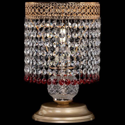 Настольная лампа Венеция №1 мини красная в Симферополе Гусь Хрустальный