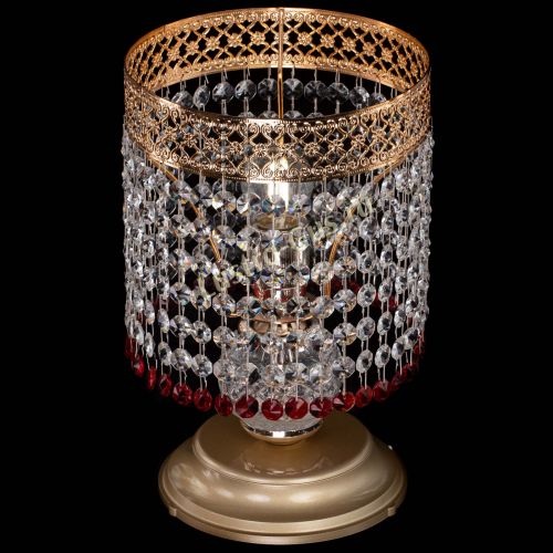 Настольная лампа Венеция №1 мини красная в Симферополе Гусь Хрустальный