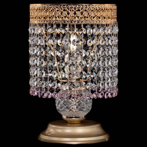 Настольная лампа Венеция №1 мини розовая в Симферополе Гусь Хрустальный