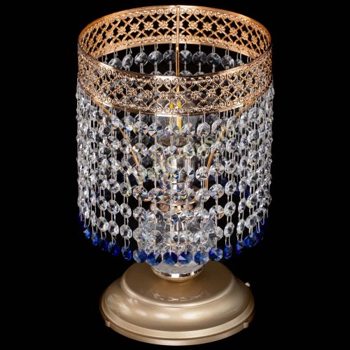Настольная лампа Венеция №1 мини синяя в Симферополе Гусь Хрустальный