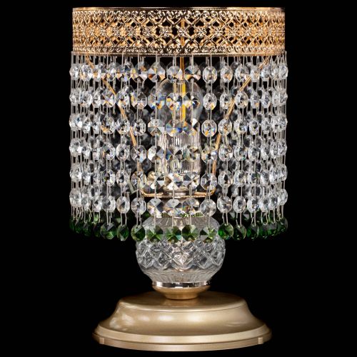 Настольная лампа Венеция №1 мини зеленая в Симферополе Гусь Хрустальный