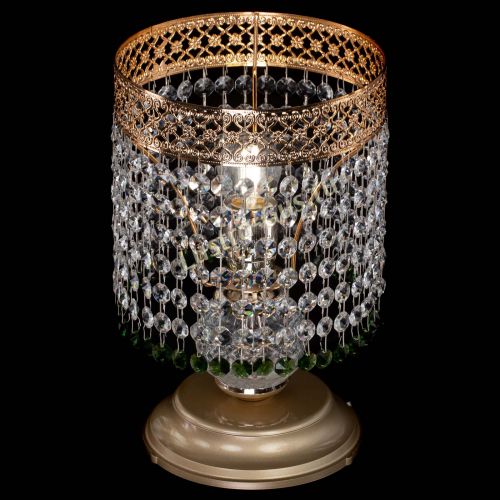 Настольная лампа Венеция №1 мини зеленая в Симферополе Гусь Хрустальный