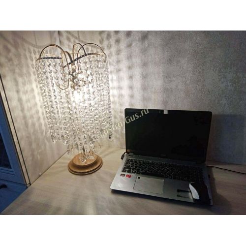 Настольная лампа Виноград №1 в Симферополе Гусь Хрустальный