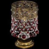 Настольная лампа Восток с шарами под бронзу Красная в Симферополе