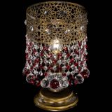 Настольная лампа Восток с шарами под бронзу Красная в Симферополе