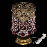 Настольная лампа Восток с шарами под бронзу Красная в Симферополе