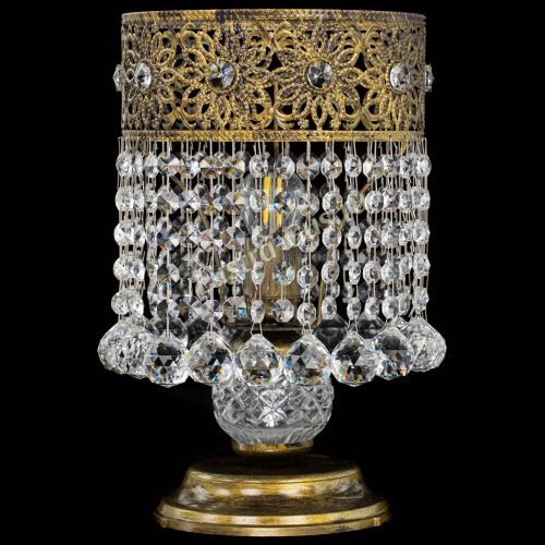 Настольная лампа Восток с шарами под бронзу в Симферополе Гусь Хрустальный