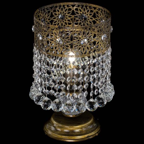 Настольная лампа Восток с шарами под бронзу в Симферополе Гусь Хрустальный