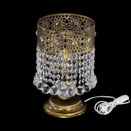 Настольная лампа Восток с шарами под бронзу в Симферополе Гусь Хрустальный