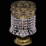 Настольная лампа Восток с шарами под бронзу Розовая в Симферополе