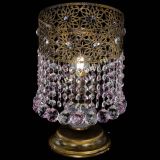 Настольная лампа Восток с шарами под бронзу Розовая в Симферополе