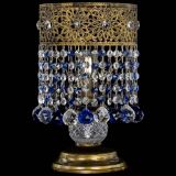 Настольная лампа Восток с шарами под бронзу Синяя в Симферополе