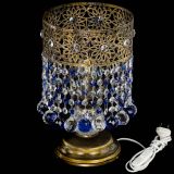 Настольная лампа Восток с шарами под бронзу Синяя в Симферополе