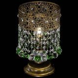 Настольная лампа Восток с шарами под бронзу Зеленая в Симферополе