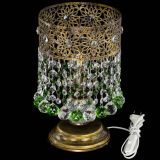 Настольная лампа Восток с шарами под бронзу Зеленая в Симферополе