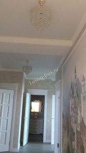 Люстра Хрустальные брызги с подвесом журавлик черный в Симферополе отзыв и фото покупателя