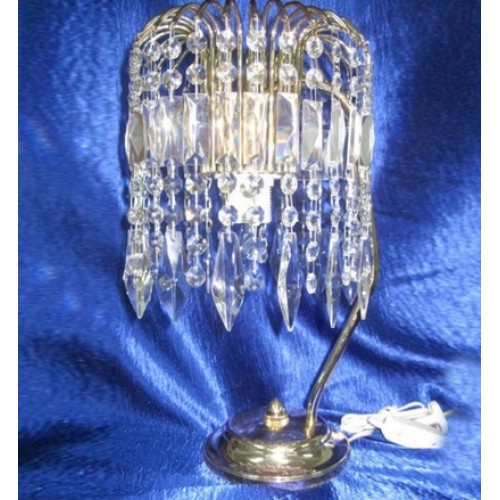 Лампа настольная Каскад Перо пласт в Симферополе Гусь Хрустальный