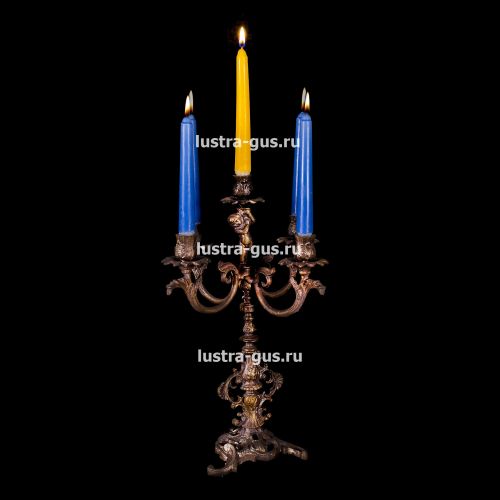 Подсвечник Изабелла ангел 5 свечей в Симферополе Гусь Хрустальный