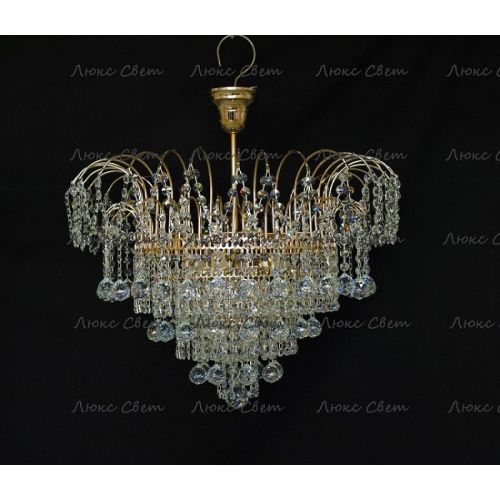 Люстра Акация № 4 - 4 лампы подвесная в Симферополе Гусь Хрустальный