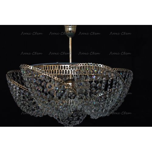 Люстра Космос 3 лампы с подвесом в Симферополе Гусь Хрустальный