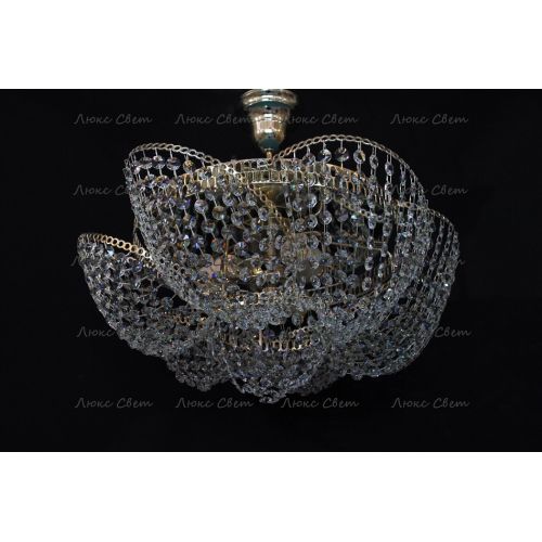 Люстра Космос 3 лампы с подвесом в Симферополе Гусь Хрустальный