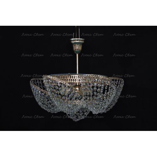 Люстра Космос 3 лампы с подвесом в Симферополе Гусь Хрустальный