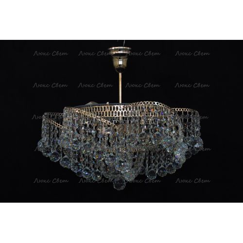 Люстра Космос 3 лампы с подвесом шар в Симферополе Гусь Хрустальный