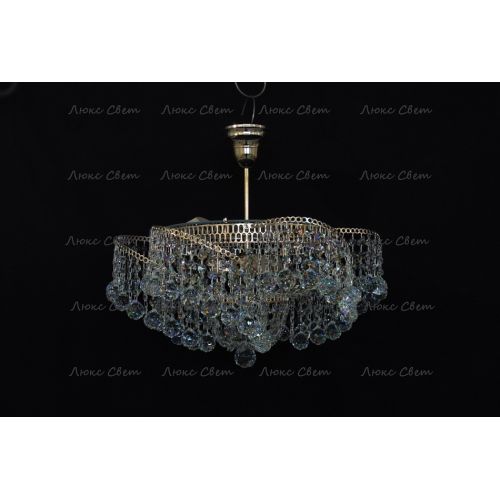 Люстра Космос 3 лампы с подвесом шар в Симферополе Гусь Хрустальный