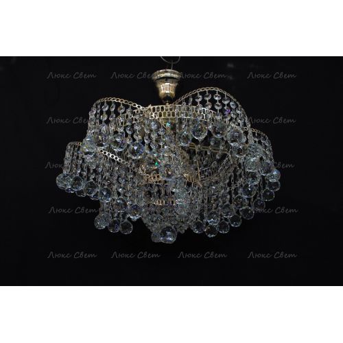 Люстра Космос 3 лампы с подвесом шар в Симферополе Гусь Хрустальный