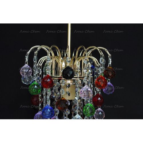 Люстра Зима - Шар Разноцветный в Симферополе Гусь Хрустальный