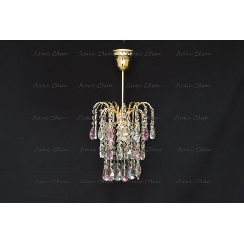 Люстра Зима журавлик розовая в Симферополе Гусь Хрустальный