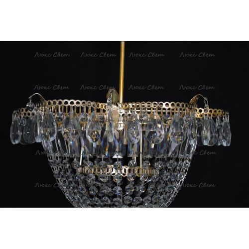 Люстра Ромашка Купол подвесная в Симферополе Гусь Хрустальный